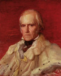 Portret van Stratford Canning (1786-1880), burggraaf Stratford de Redcliffe (1856-7)